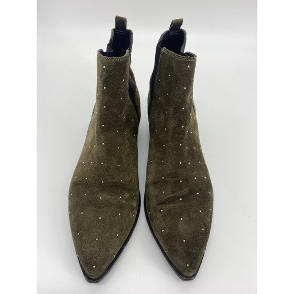 Marc Fisher "Yanaba" Studded Ankle Boots Size 7.5M - Picture 4 of 5